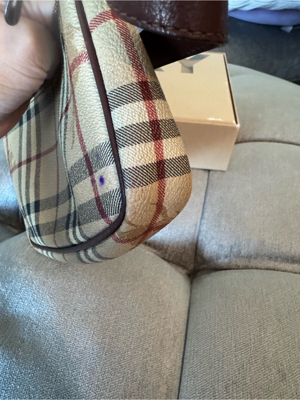 Vintage Burberry nova check mini pochette - Picture 6 of 9
